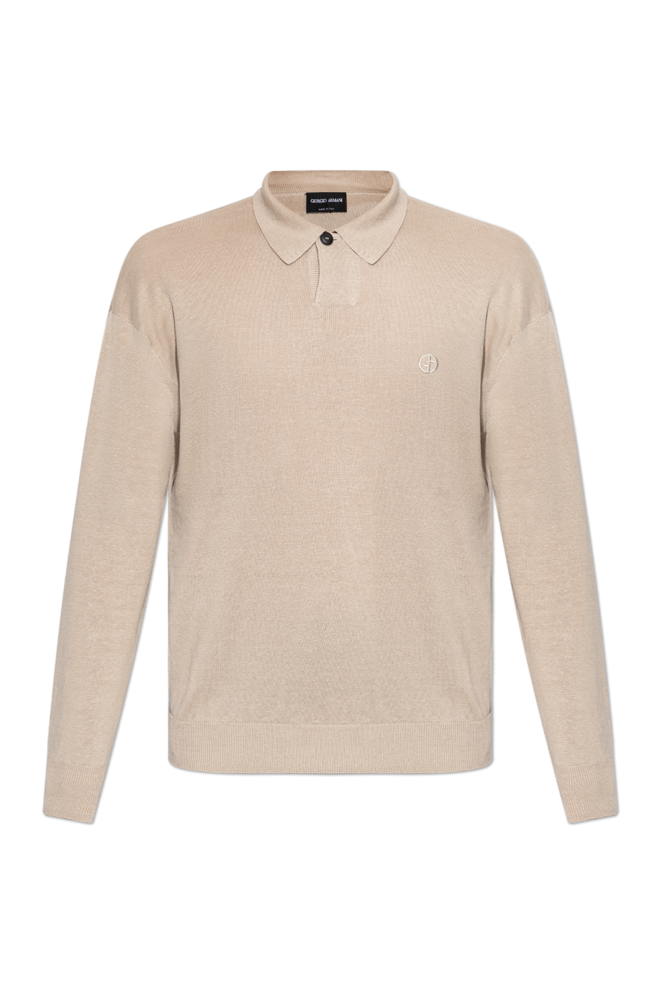Giorgio Armani Polo with embroidered logo | Men's | Vitkac